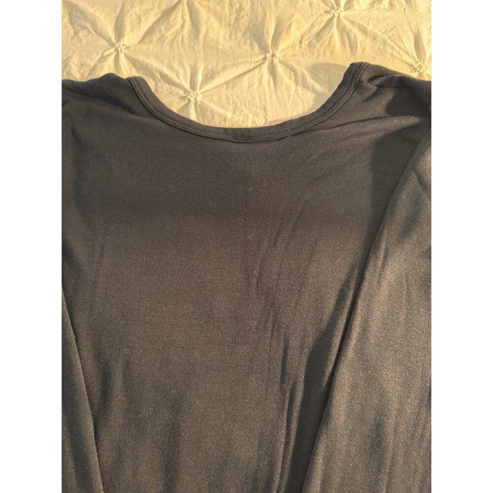 SPANX Black Classic Long Sleeve Crew Tee T Shirt & Tan Sleeveless Lot Size 1X - Picture 4 of 9